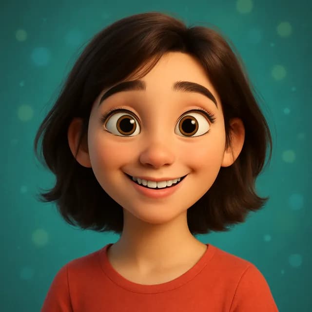 3B çizgi film karakterine dönüştürülmüş bir kişi