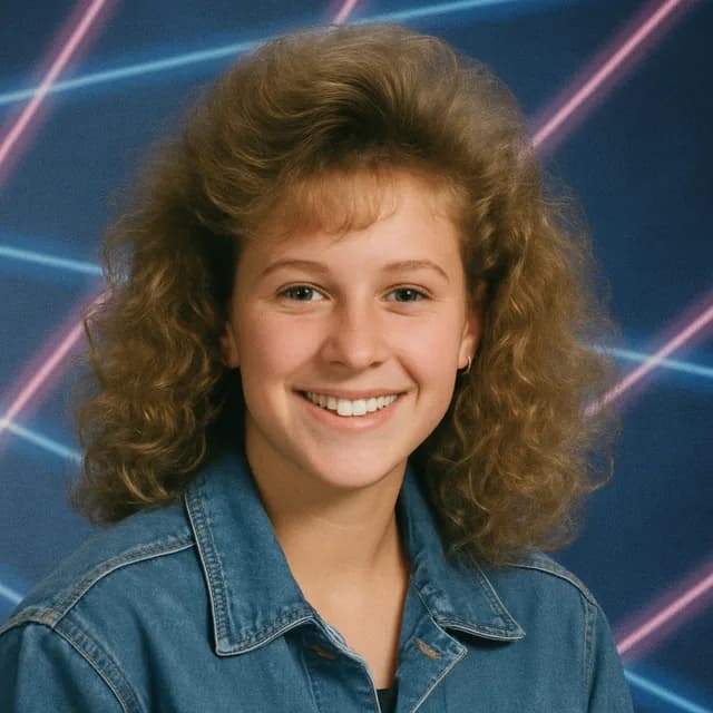 Retro 1990'lar yıllık fotoğrafı